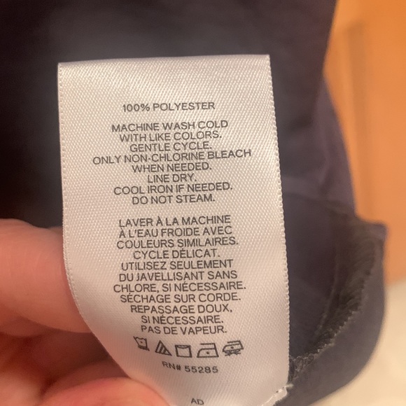 Women’s Express top in dark gray. 100% polyester. - Picture 3 of 4